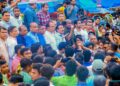 যুবলীগ নেতা নোবেলের মিথ্যা মামলা প্রত্যাহারের দাবীতে নগর যুবলীগের বিক্ষোভ