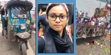 কালুরঘাটে টেম্পু পিষে মারলো কলেজ ছাত্রীকে