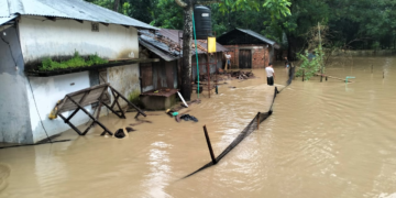 টানা বর্ষণ ও পাহাড়ী ঢলে বাঁশখালীর পূর্বাঞ্চল প্লাবিত